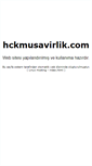 Mobile Screenshot of hckmusavirlik.com